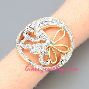 Sweet flower model decorate ring