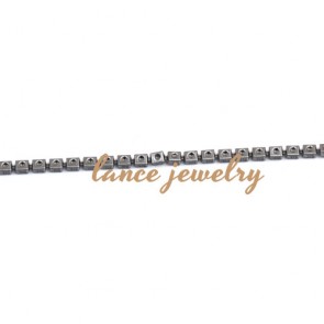 Fashion diamond link iron decorative chain 