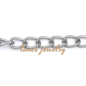 Hot Sale Factory Twist Welded Twist White/Gold Plated Mental Chain