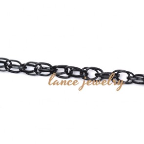 New thin twist braid chain with iron material 