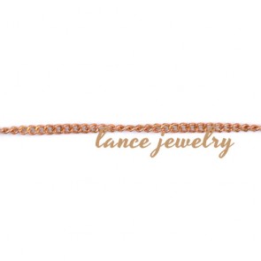 Best popular ordinary copper chain in white or gold
