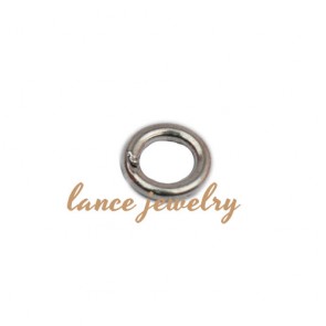 shiny solid ring,zinc alloy pendant