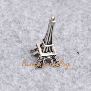 Hot Romantic Cubic Eiffel Tower Engraved Alloy Zinc Pendant  