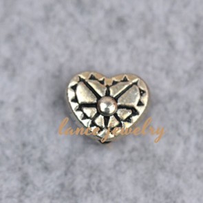 Best high quality 0.95g heart shaped zinc alloy pendant