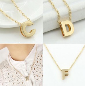 yiwu export chain collar letter necklace