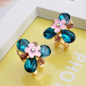 Korean Fashion Simple Series of Crystal Hypoallergenic Earrings