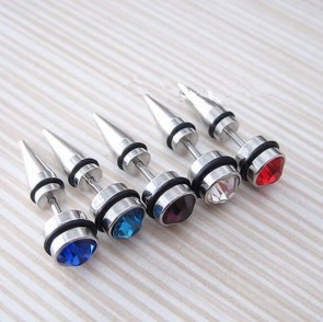 men puncture earrings 316L titanium steel ear stud fashion ear accessories