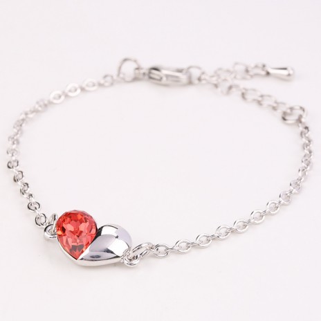 European And American Fashion Wholesale Bracelet Love Passphrase Crystal Bracelet