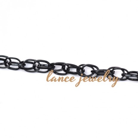 New thin twist braid chain with iron material 