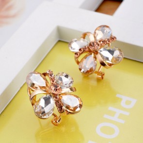 Variety of New Style Hot Sale Crystal Drip Pearl Earrings Studs 
