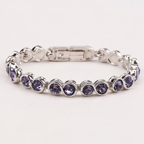 Korean New Style Fashionable Crystal Jewelries Shining Crystal Beaded Bracelet