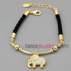 Original elephant chain link bracelet