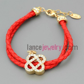 Fashion cross shape chain link bracelet
