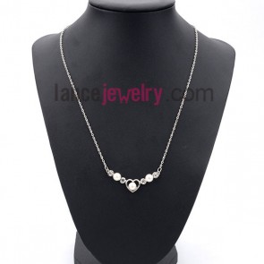Glittering beads decoration necklace 