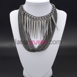 Personality series necklace with cone shape 




