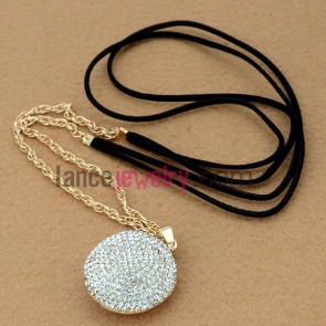 Original round shape zinc alloy chain necklace