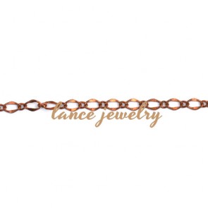 R 160 KY 1:1 copper chain,white and gold
