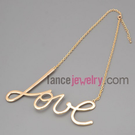 Mysterious monogram necklace