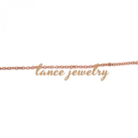 260BS copper-covered iron chain,white and gold