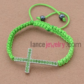 Holy cross parts weaving bracelet