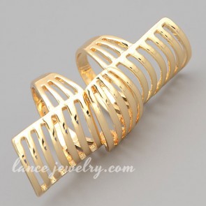 Special folding ring with zinc alloy decorated 