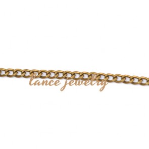 Popular gold color iron chain
