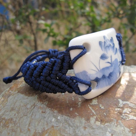 Individualized Handmade Bracelet Ethic Style Jingdezhen Porcelain Bracelet