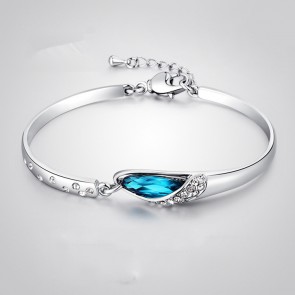 Korean Style Bracelet Austrian Crystal Glass Slipper Bracelet