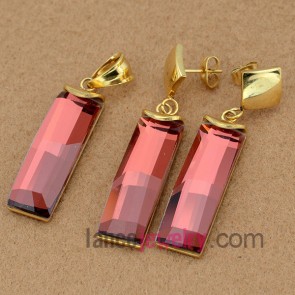 Nice Stainless Steel Jewelry Sets, Pendant & Earring