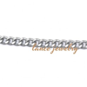 Good Quality Welded White/Gold Plated Metal Chain