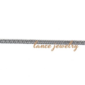 Direct factory two-line iron chain,whit or gold