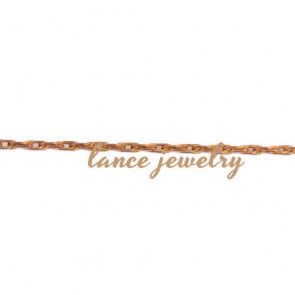 Wholesale Hot Selling Double Buckle Copper Chain 